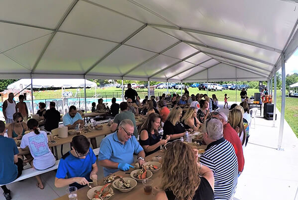 North Point Builders Team Lunch Outside